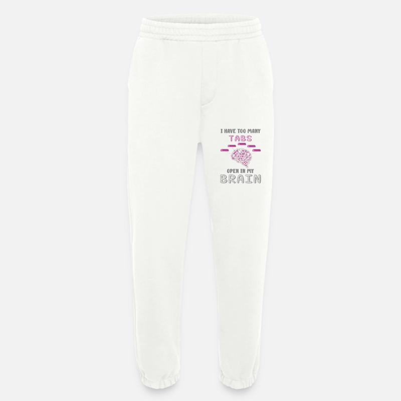 adhd, adhd öffnen, Kaffee, - Heavyweight Jogginghose - made by SPREAD  - OFF WHITE