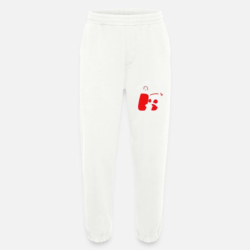 Thai Boxing Katze - Heavyweight Jogginghose - made by SPREAD  - OFF WHITE
