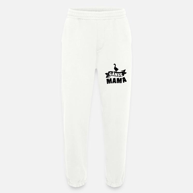 Gänse Mutter - Heavyweight Jogginghose - made by SPREAD  - OFF WHITE