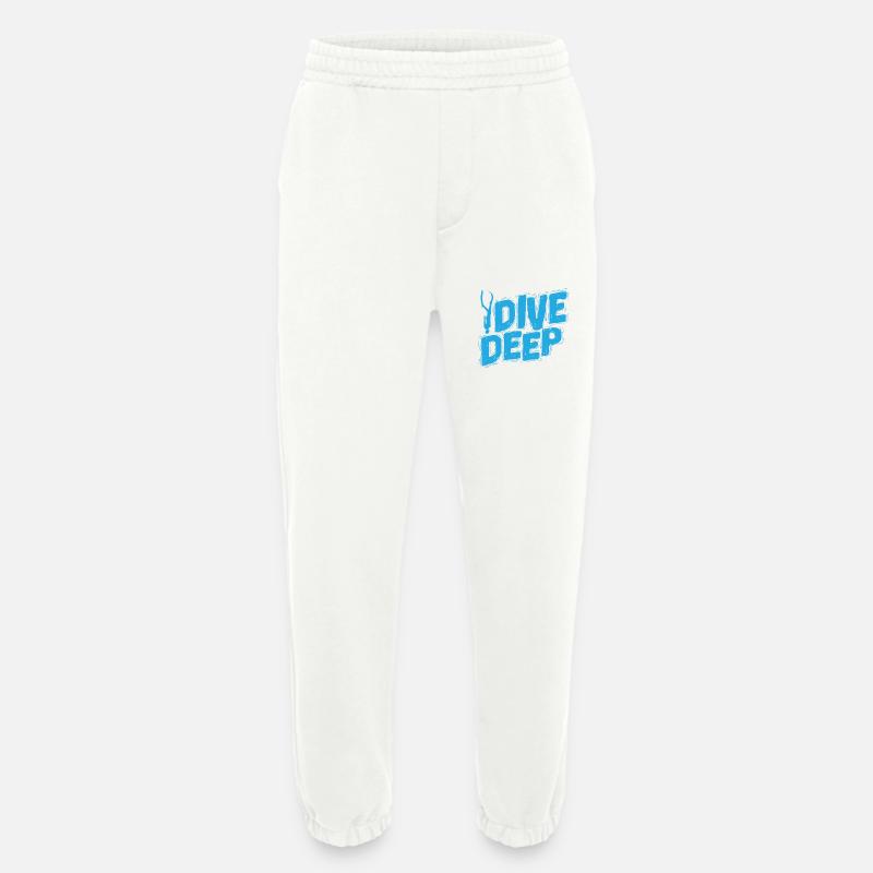 Apnoetaucher Dive Deep - Heavyweight Jogginghose - made by SPREAD  - OFF WHITE
