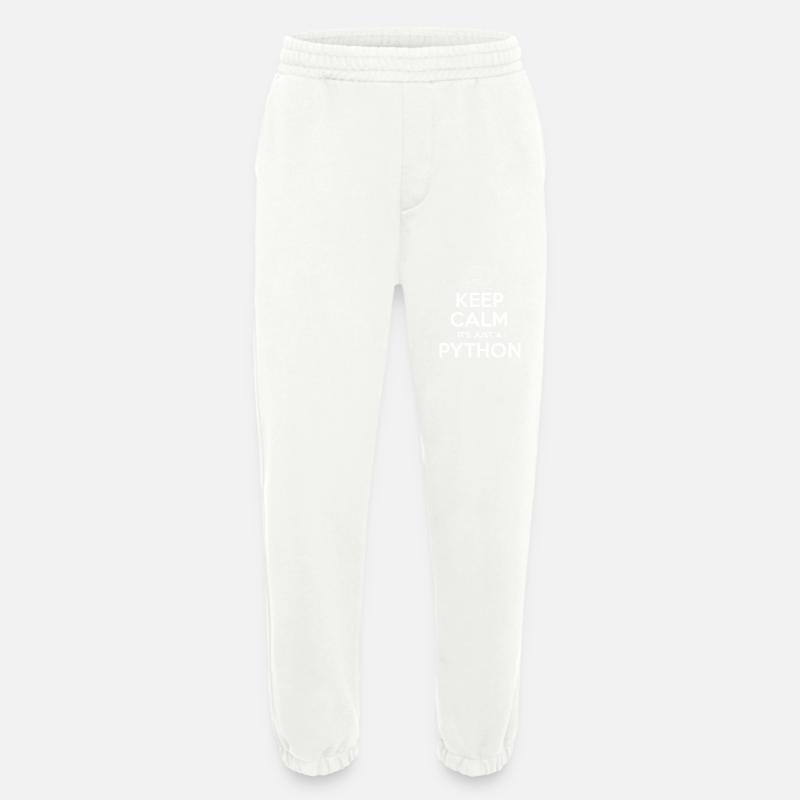 Python Snake - Heavyweight Jogging Pants - made by SPREAD  - OFF WHITE