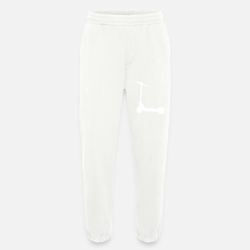 E Scooter Electric Scooter - Heavyweight Jogging Pants - made by SPREAD - OFF WHITE