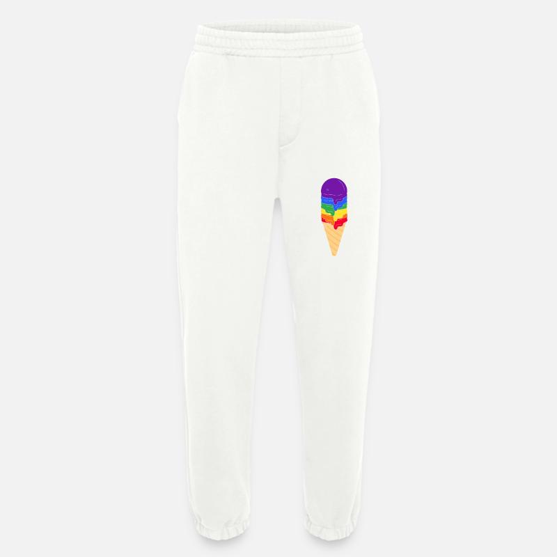 LGBTQ Eis - Heavyweight Jogginghose - made by SPREAD  - OFF WHITE