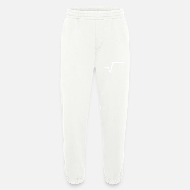 Math Root - Heavyweight Jogging Pants - made by SPREAD  - OFF WHITE