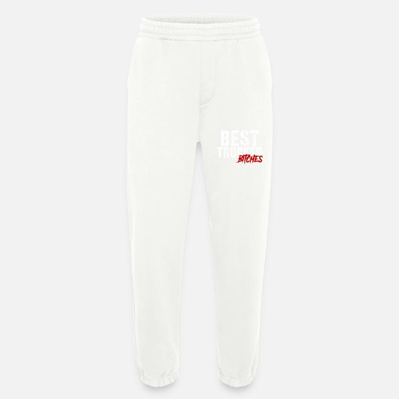 Trucker gift funny - Heavyweight Jogging Pants - made by SPREAD - OFF WHITE