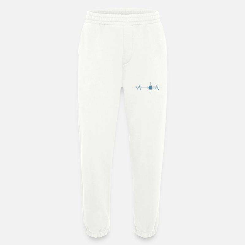 Herzschlag Chip Elektronik Beruf Technik - Heavyweight Jogginghose - made by SPREAD  - OFF WHITE
