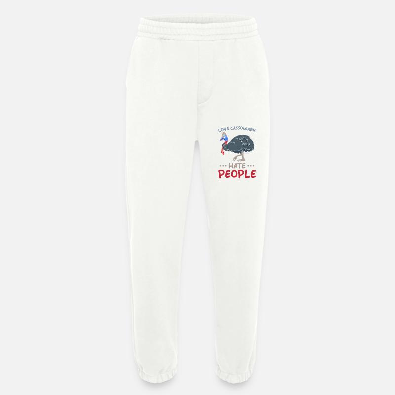 Cassowary - Heavyweight Jogging Pants - made by SPREAD  - OFF WHITE