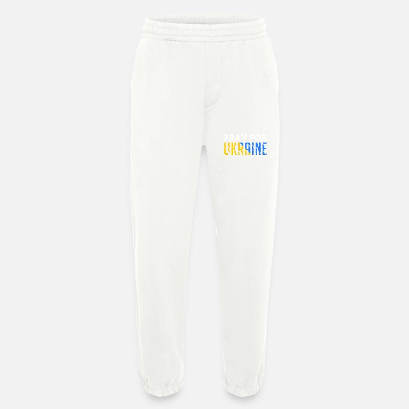 Ukraine - Heavyweight Jogginghose - made by SPREAD  - OFF WHITE