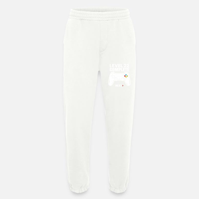 Level 22 Full - Heavyweight Jogging Pants - made by SPREAD  - OFF WHITE