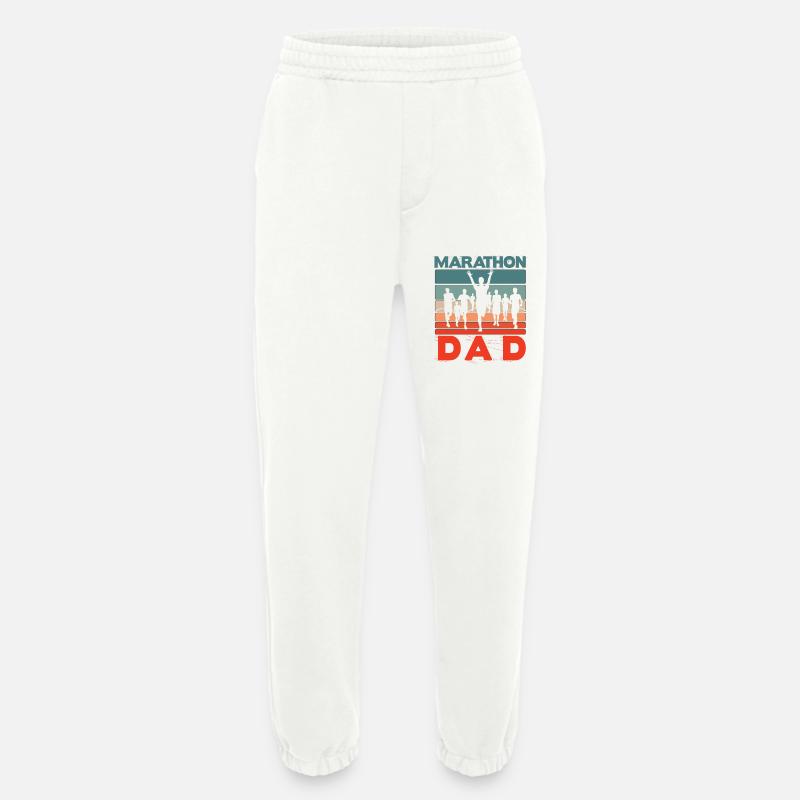Marathon Dad - Heavyweight Jogginghose - made by SPREAD  - OFF WHITE