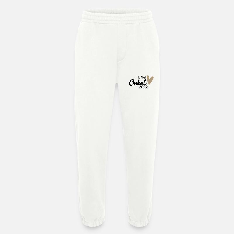 Onkel 2022 - Onkel werden - Heavyweight Jogginghose - made by SPREAD  - OFF WHITE