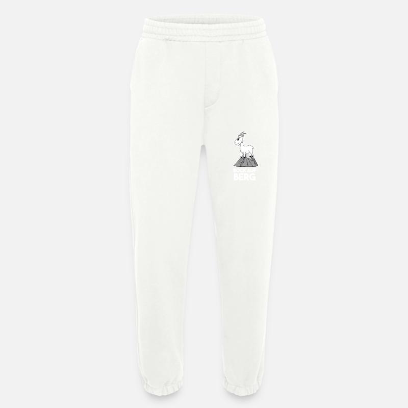 Bock auf Berge - Ziege Ziegenbock - Heavyweight Jogginghose - made by SPREAD  - OFF WHITE