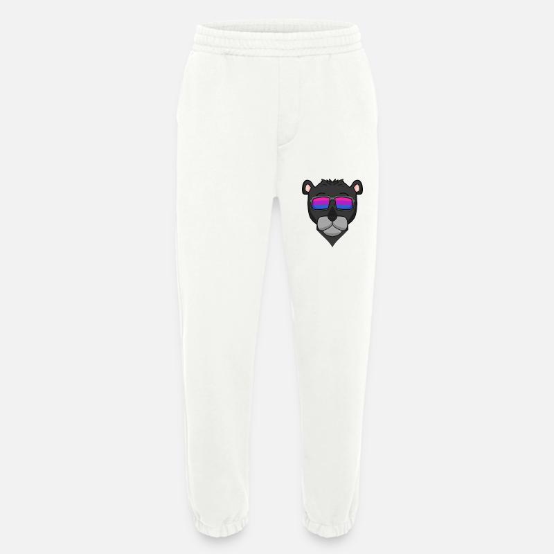 Bisexual Black Panther Gift - Heavyweight Jogging Pants - made by SPREAD  - OFF WHITE