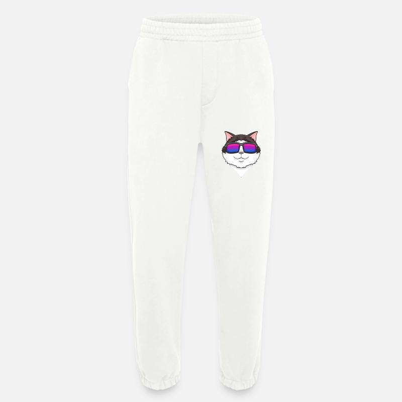 Bisexuell Ragdoll Katze Geschenk - Heavyweight Jogginghose - made by SPREAD  - OFF WHITE