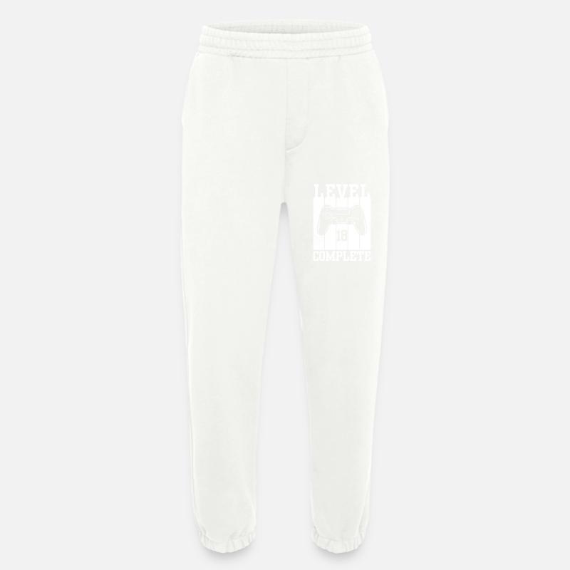 Level 18 Completed - Heavyweight Jogging Pants - made by SPREAD  - OFF WHITE