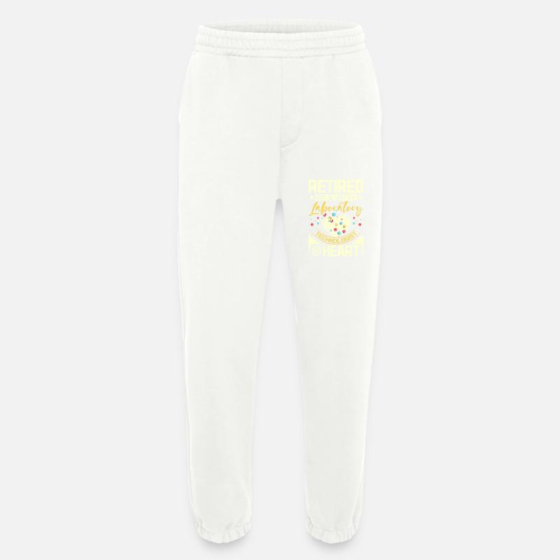 Retired laboratory technologist - Heavyweight Jogginghose - made by SPREAD  - OFF WHITE