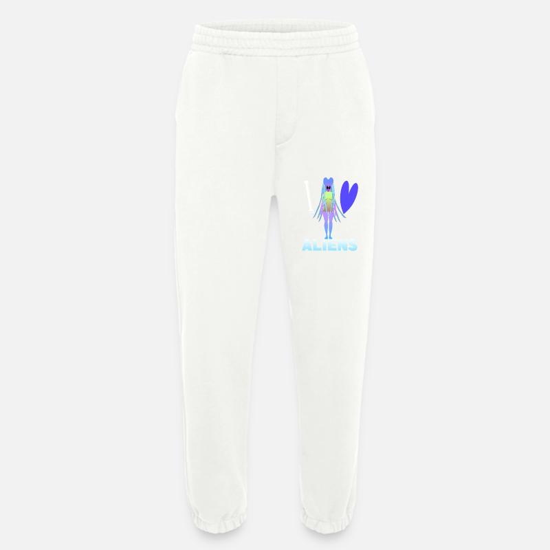 Ich liebe Aliens - Heavyweight Jogginghose - made by SPREAD - OFF WHITE