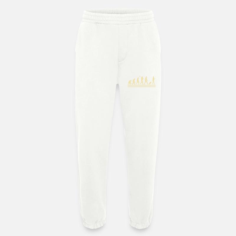 Stewardesses evolution - Heavyweight Jogging Pants - made by SPREAD  - OFF WHITE