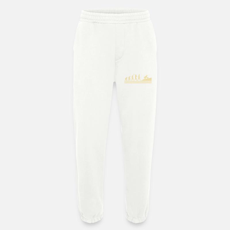 Roofer Evolution - Heavyweight Jogging Pants - made by SPREAD  - OFF WHITE