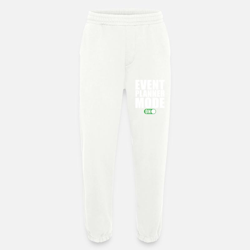 Event Scheduler Mode On - Heavyweight Jogging Pants - made by SPREAD  - OFF WHITE