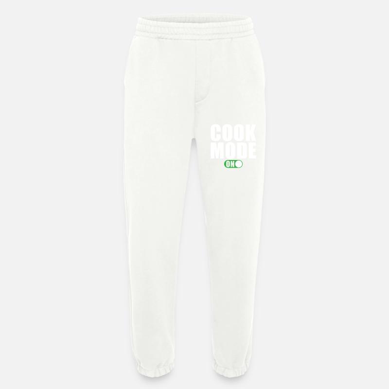 Cooking Mode On - Heavyweight Jogging Pants - made by SPREAD  - OFF WHITE