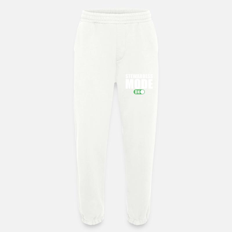 Stewardess Modus Ein - Heavyweight Jogginghose - made by SPREAD  - OFF WHITE