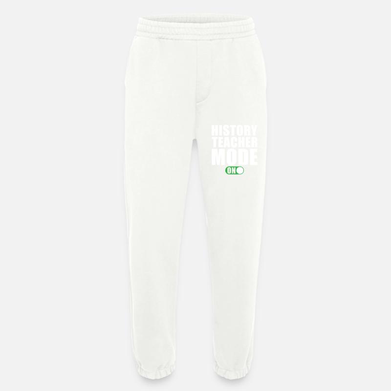 Geschichtslehrer Modus Ein - Heavyweight Jogginghose - made by SPREAD  - OFF WHITE