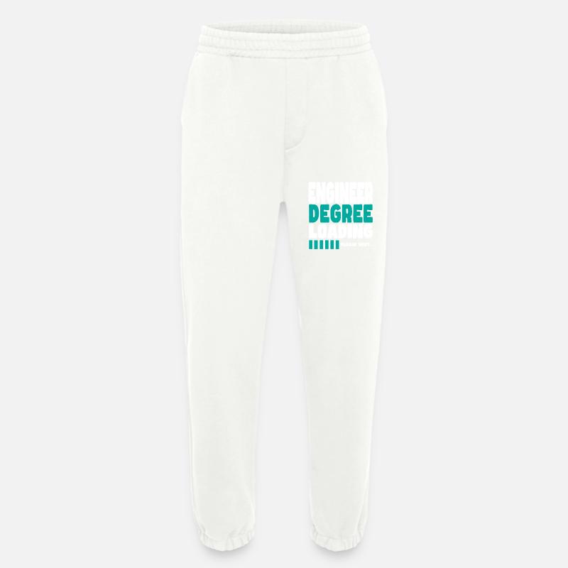 Engineer invites training - Heavyweight Jogging Pants - made by SPREAD  - OFF WHITE