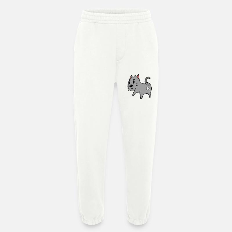 Katze Arsch - Katze Hintern - Heavyweight Jogginghose - made by SPREAD  - OFF WHITE