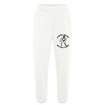 American Football Fan Football Coach - Heavyweight Jogging Pants - made by SPREAD  - OFF WHITE - Front