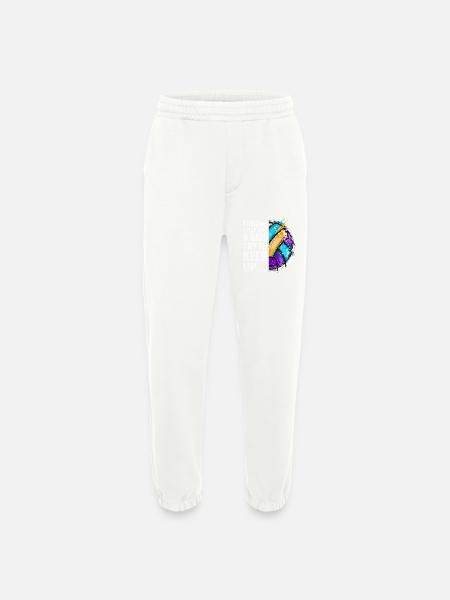Volley-ball - Pantalon de jogging bio épais fabriqué en UE - OFF WHITE