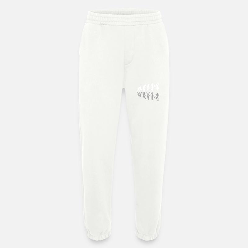 Human Evolution Cheerleading Cheer Cheerleader - Heavyweight Jogginghose - made by SPREAD  - OFF WHITE