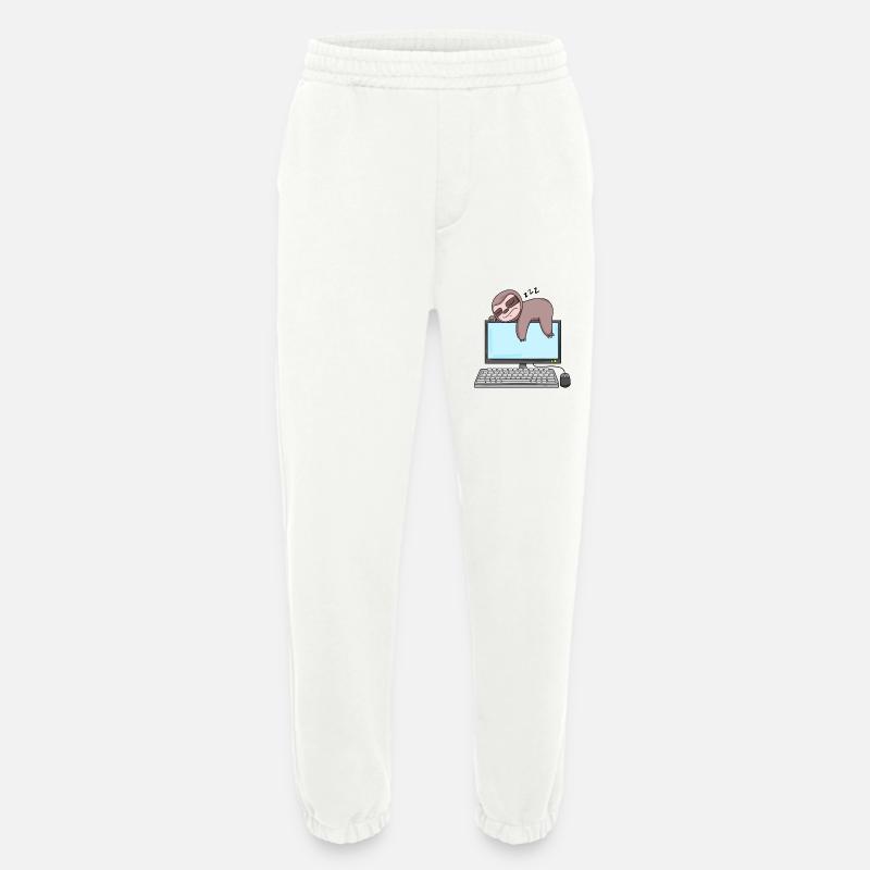 Computer Nerd Programmer Gift - Heavyweight Jogging Pants - made by SPREAD  - OFF WHITE