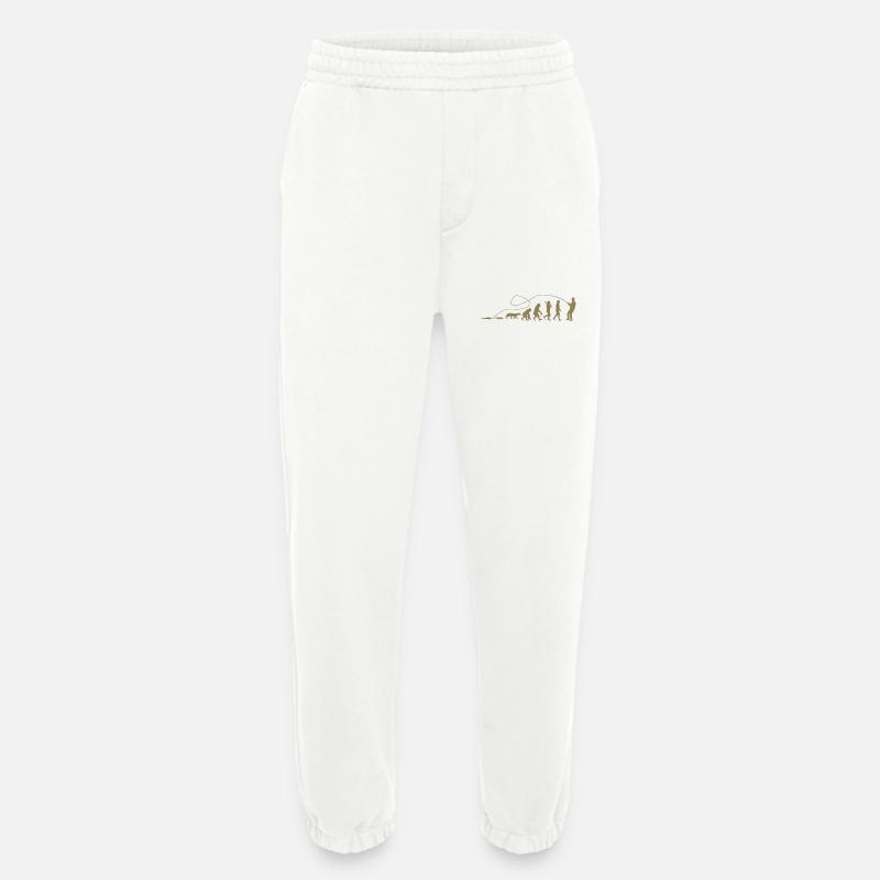 Evolution Angler TShirt - Heavyweight Jogginghose - made by SPREAD  - OFF WHITE