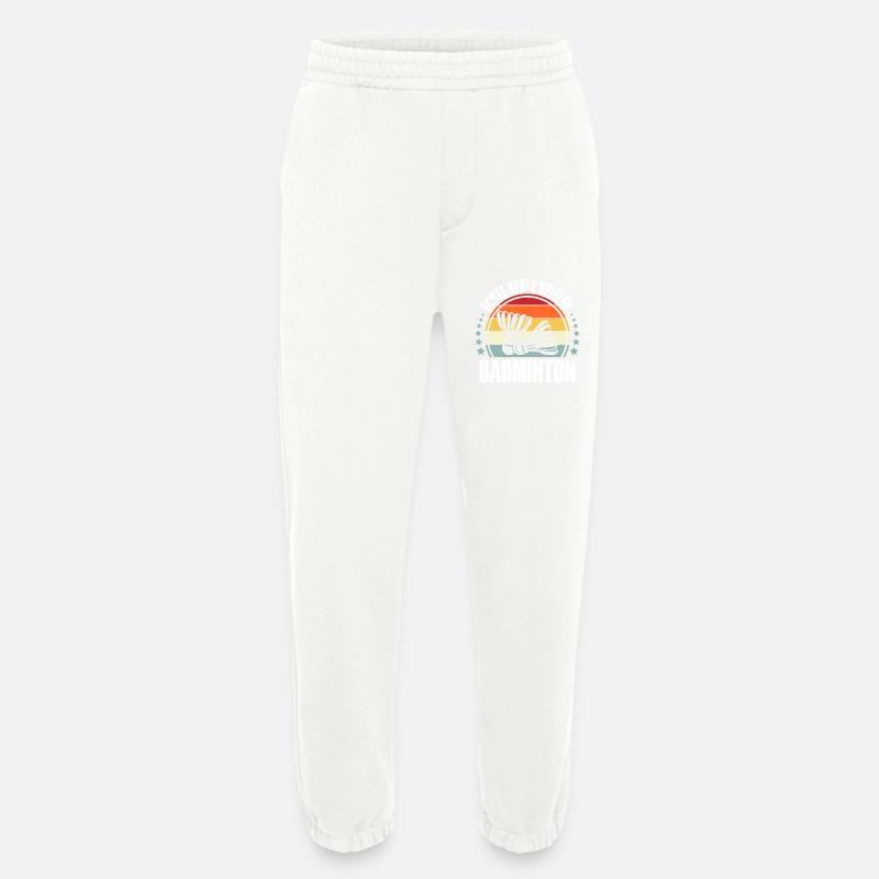 Badminton - Heavyweight Jogginghose - made by SPREAD  - OFF WHITE