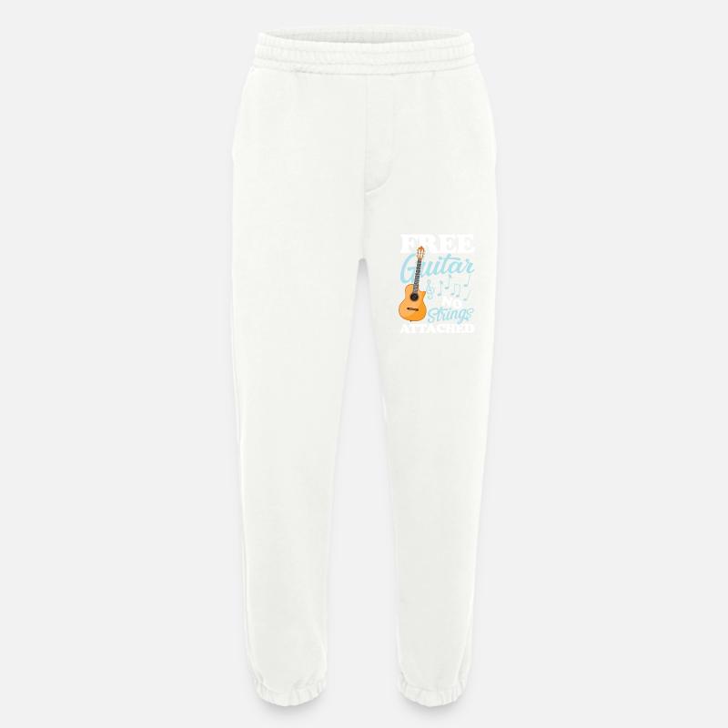 Guitar No Strings Attached - Heavyweight Jogginghose - made by SPREAD - OFF WHITE