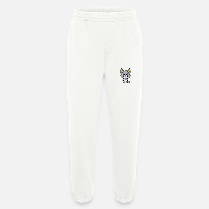 Wolfhound Vampire Emo - Heavyweight Jogging Pants - made by SPREAD  - OFF WHITE