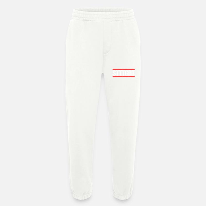 Stuttgartererin Stuttgarterer Stuttgarter - Heavyweight Jogginghose - made by SPREAD  - OFF WHITE