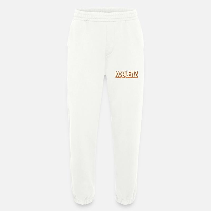 Coblenzerin Coblence Coblence - Pantalon de jogging bio épais fabriqué en UE - OFF WHITE