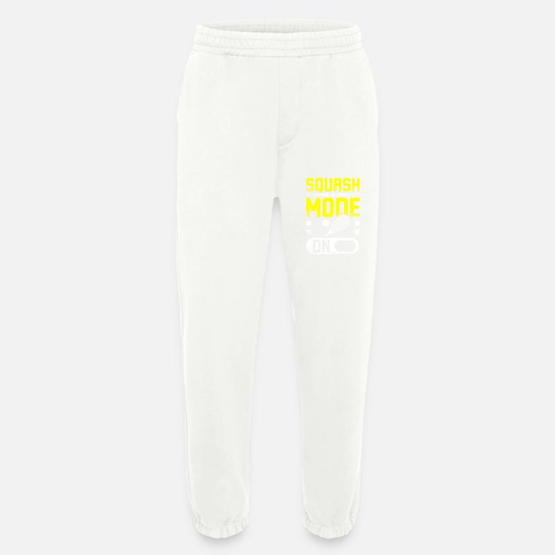 Squash mode on - Heavyweight Jogging Pants - made by SPREAD - OFF WHITE