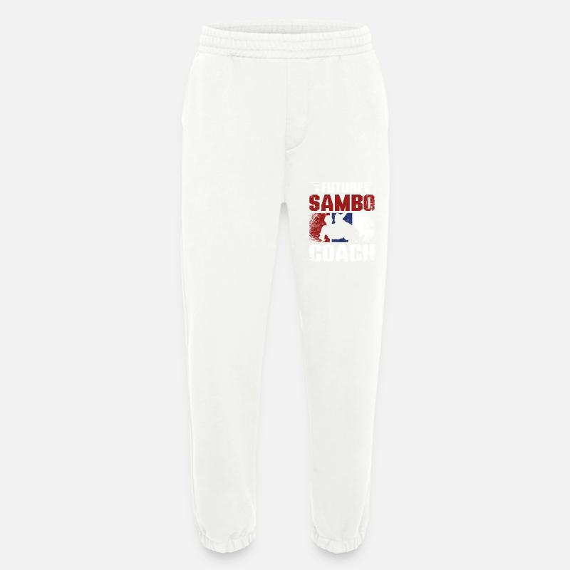 Future sambo trainer coach - Heavyweight Jogging Pants - made by SPREAD  - OFF WHITE