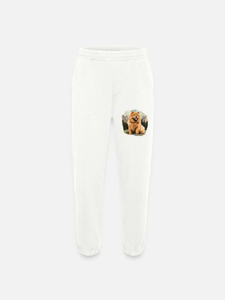 Hund Chow Chow - Heavyweight Jogginghose - made by SPREAD  - OFF WHITE