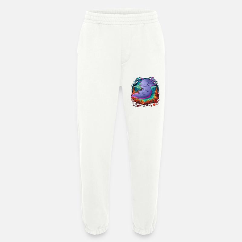 Axolotl - Heavyweight Jogging Pants - made by SPREAD  - OFF WHITE