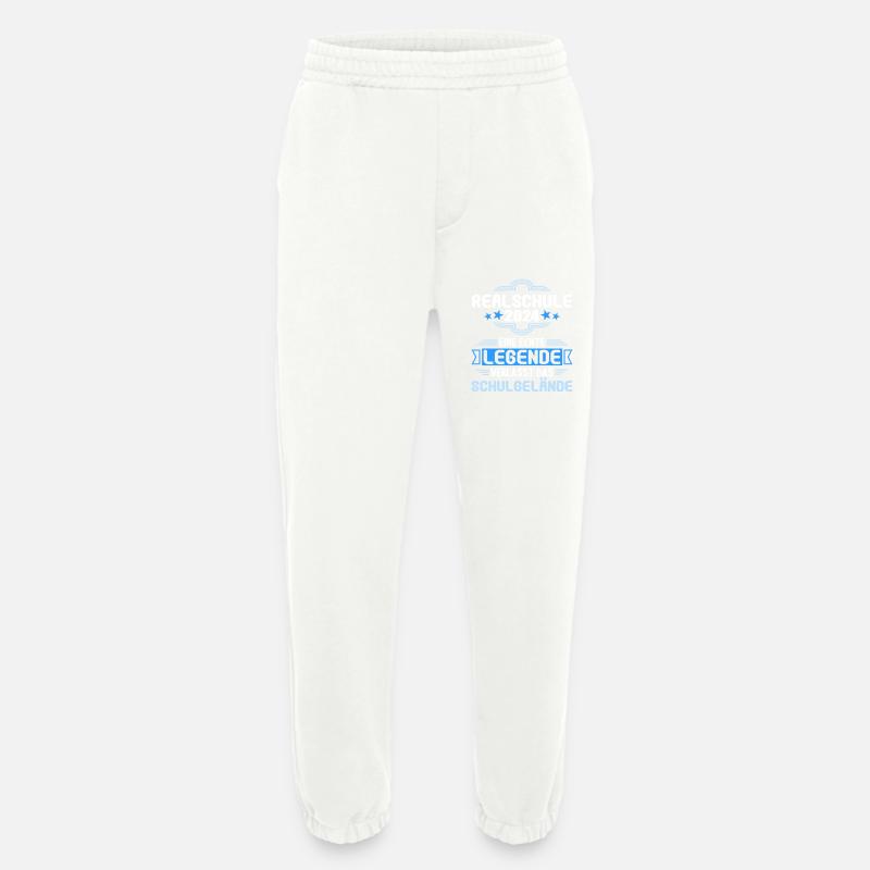 Lycée Jeunes Filles Lycée 2024 - Pantalon de jogging bio épais fabriqué en UE - OFF WHITE