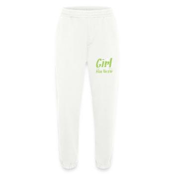 a Girl Who Loves Aloe Vera Medicinal Plant - Heavyweight Jogging Pants - made by SPREAD  - OFF WHITE - Front