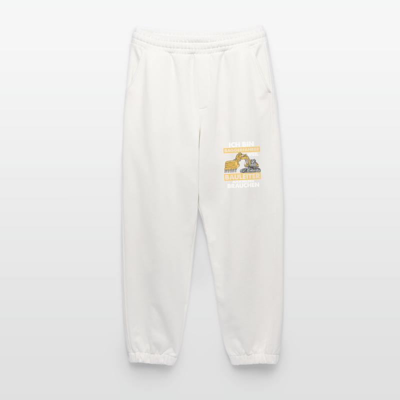 Ich bin Baggerfahrer Bau Bagger Heavyweight Jogginghose - made by SPREAD 