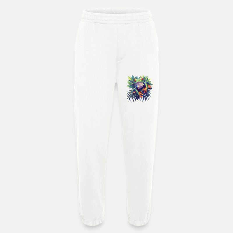 Tree Frog Baumfrösche Baumfrosch - Heavyweight Jogging Pants - made by SPREAD  - OFF WHITE
