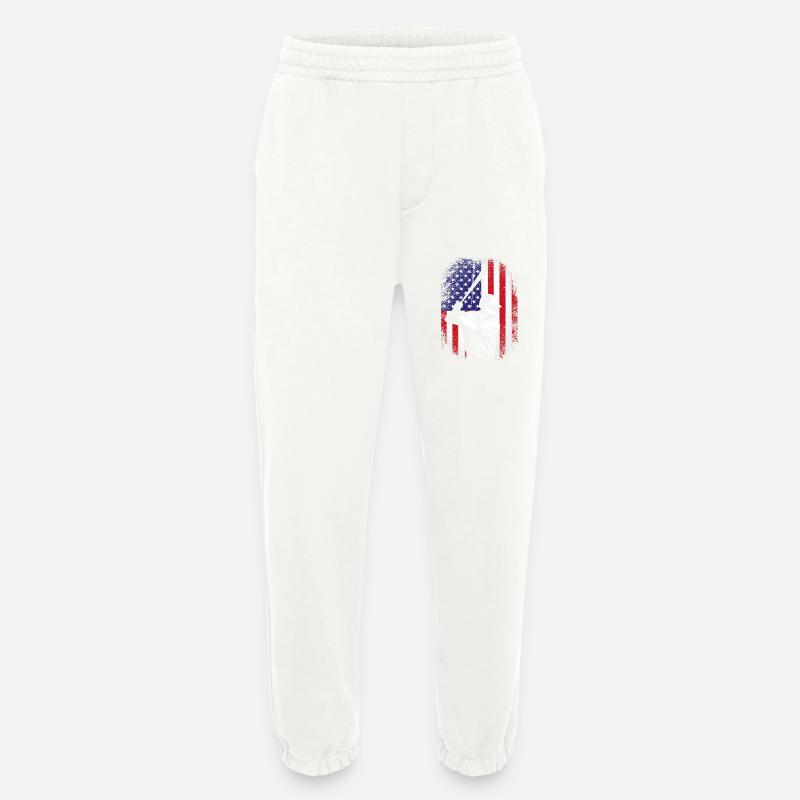 Baseball USA - Heavyweight Jogginghose - made by SPREAD  - OFF WHITE