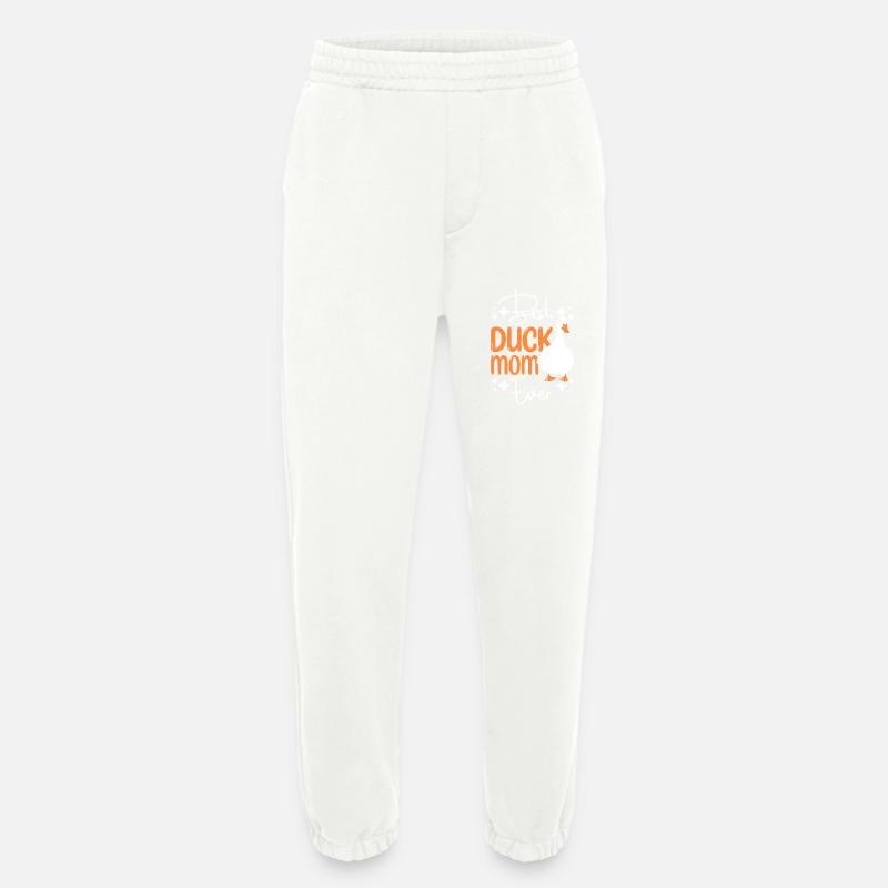 Best duck mom ever - Heavyweight Jogging Pants - made by SPREAD  - OFF WHITE