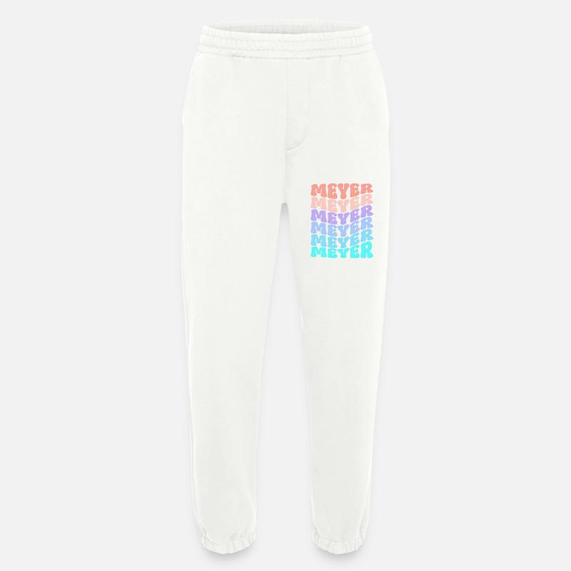 Meyer Retro Familie Nachname Geschenk - Heavyweight Jogginghose - made by SPREAD - OFF WHITE